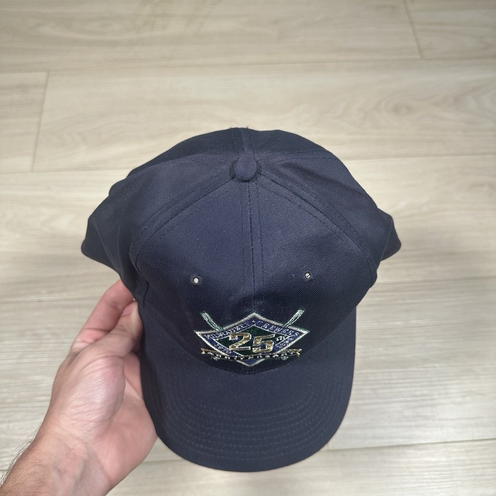 Vintage 90s Milwaukee Brewers 25th Anniversary SnapBack MLB Retro Logo EUC Retro - Picture 6 of 8